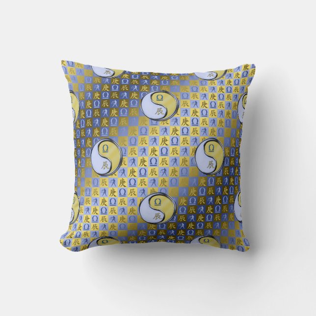 Libra & Metal Dragon Cushion (Front)