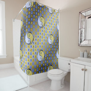 Libra & Metal Dragon Shower Curtain