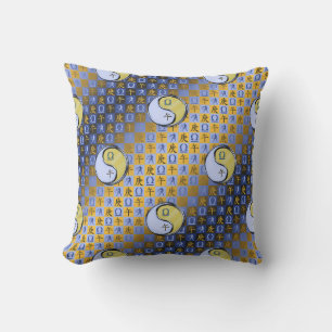 Libra & Metal Horse Cushion