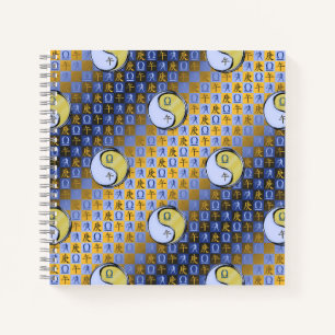 Libra & Metal Horse Notebook