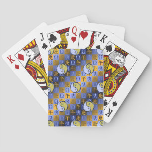 Libra & Metal Horse Playing Cards