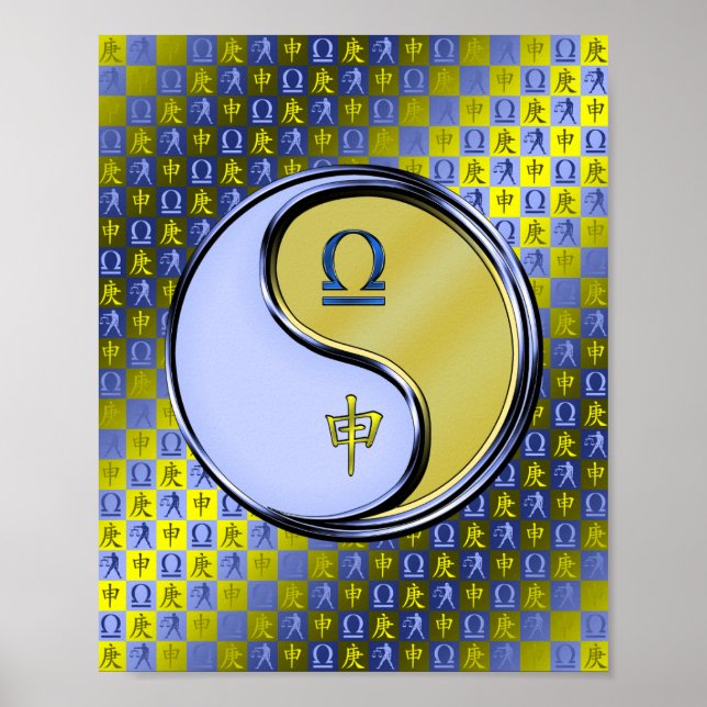 Libra & Metal Monkey Poster (Front)