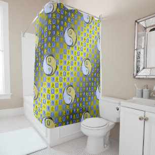 Libra & Metal Monkey Shower Curtain