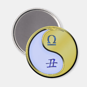 Libra & Metal Ox Magnet