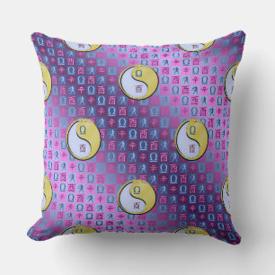 Libra & Metal Rooster Cushion