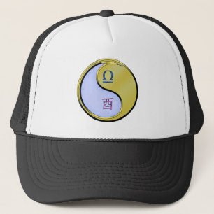 Libra & Metal Rooster Trucker Hat