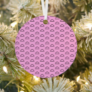 Libra Metal Tree Decoration