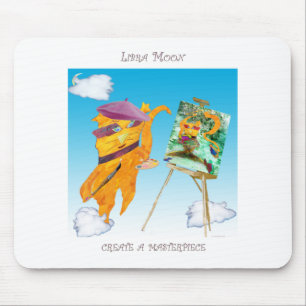 Libra Moon Mouse Pad