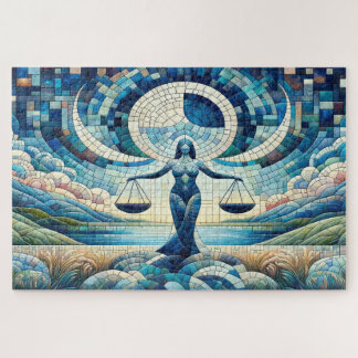 Libra: Mosaic Balance Symphony Jigsaw Puzzle
