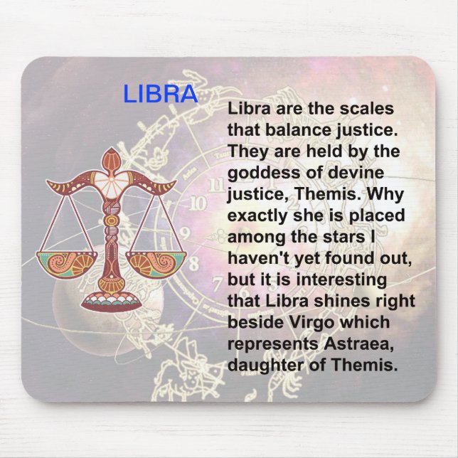 Libra origin Mousepad (Front)