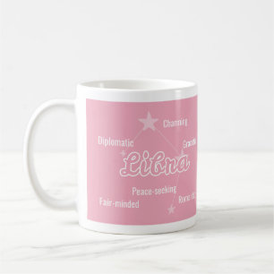 Libra Pastel Watercolour Astrology Zodiac Sign Mug