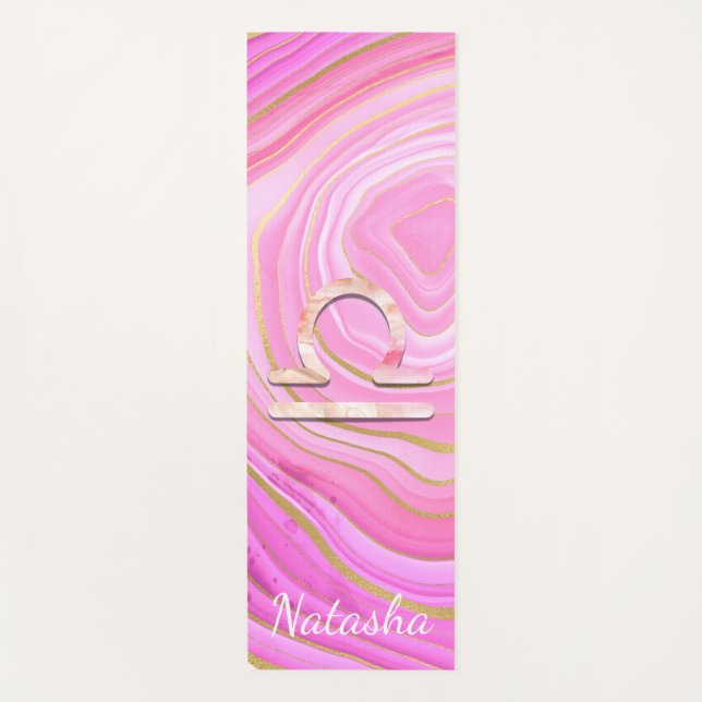 Libra Personalised Yoga Mat (Front)