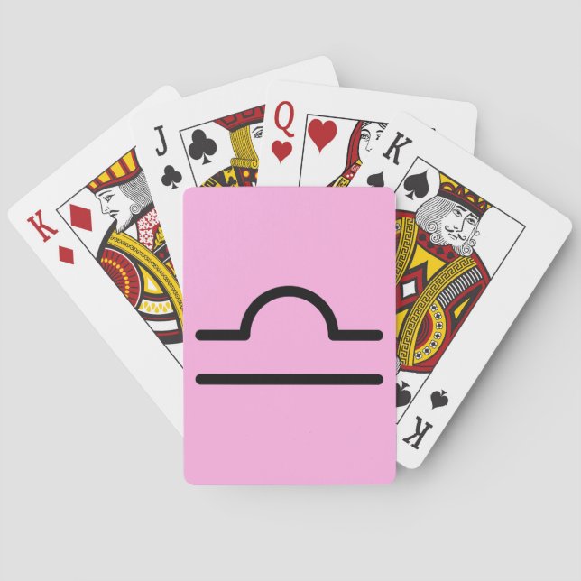 Libra Playing Cards (Back)