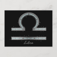 Libra Postcard
