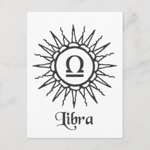 Libra Postcard