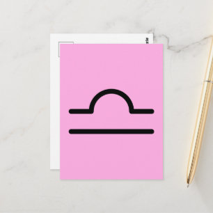 Libra Postcard