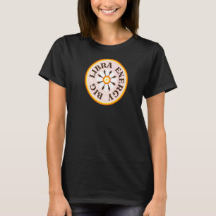Libra Retro Vintage Lettering Astrology Zodiac T-Shirt
