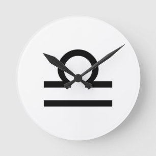Libra Round Clock