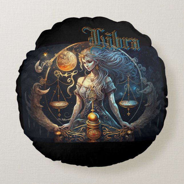 Libra Round Cushion (Front)