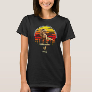 Libra Saurus Zodiac Libra Sep 23 Oct 22 Scales Di T-Shirt