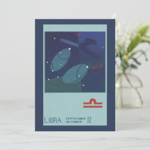 Libra Scale Constellation Vintage Zodiac Astrology
