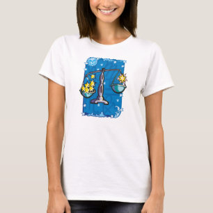 Libra Scales weighing stars T-Shirt