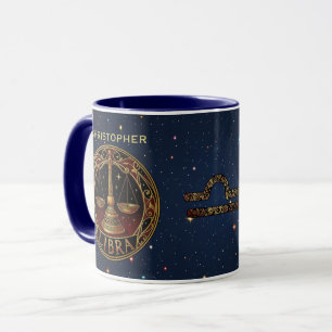 Libra Scales Zodiac Symbol Mug