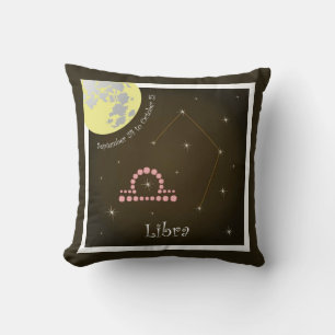 Libra September 24 to October 23 Kissen Cushion