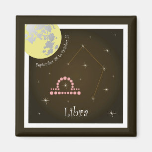 Libra September 24 to October 23 magnet