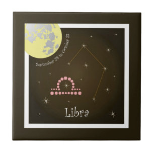 Libra September 24 to October 23 Phototile Ceramic Tile
