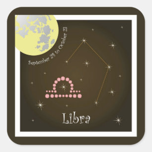 Libra September 24 to October 23 Sticker
