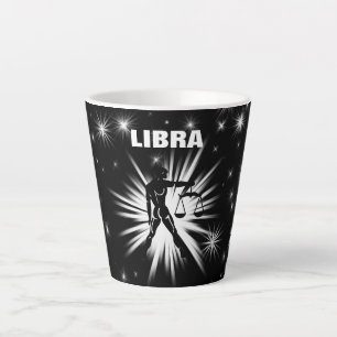 Libra sign latte mug
