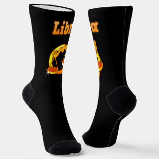 Libra sign socks