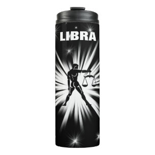 Libra sign thermal tumbler