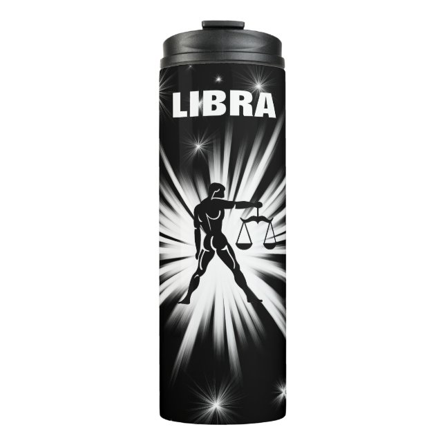 Libra sign thermal tumbler (Front)