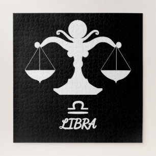 Libra Silhouette Jigsaw Puzzle