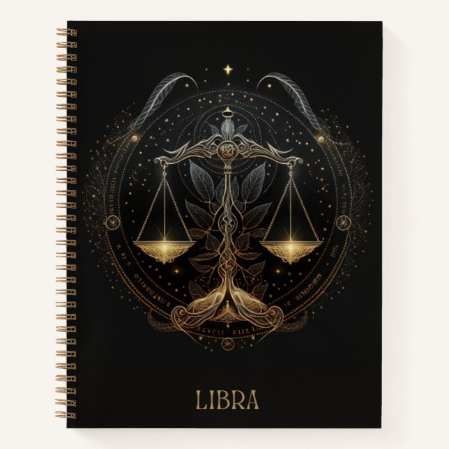 Libra Spiral Notebook (Front)