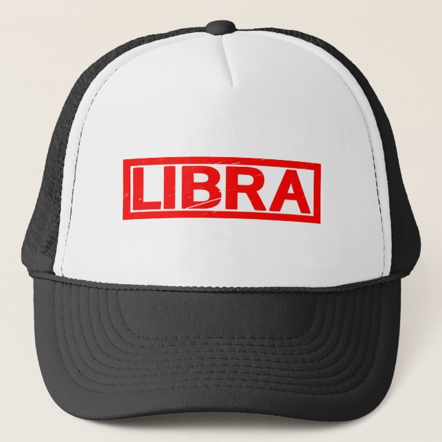 Libra Stamp Trucker Hat (Front)