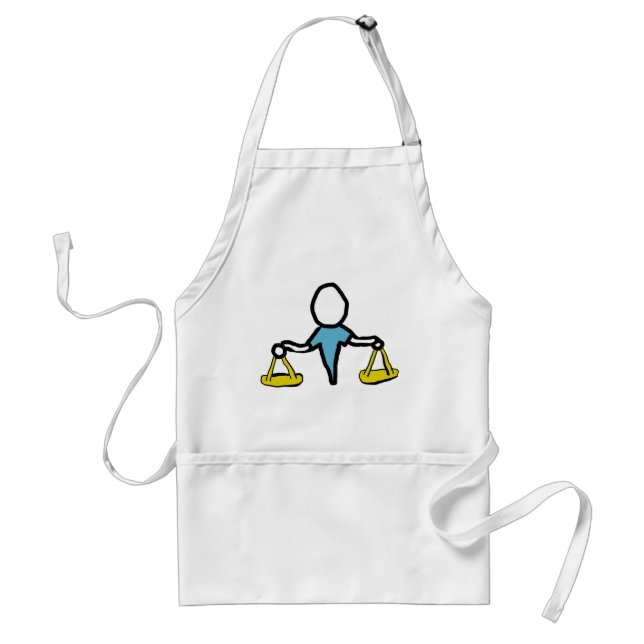 Libra Star Sign Standard Apron (Front)