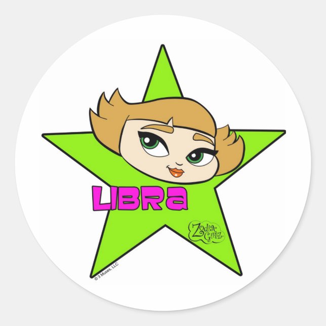Libra Stickers (Front)