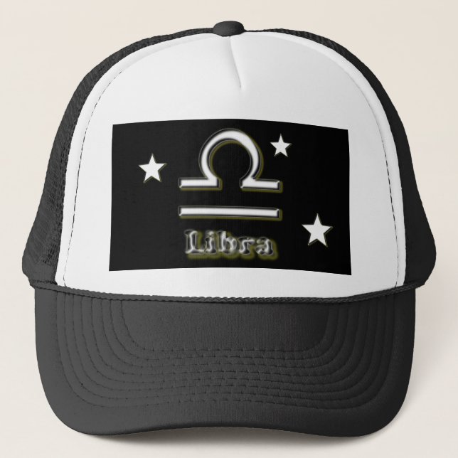 Libra symbol trucker hat (Front)