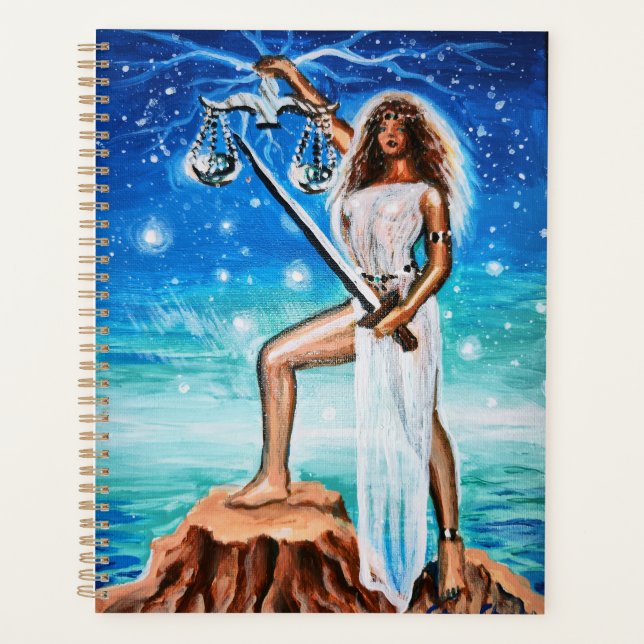 Libra, the goddess of justice planner (Front)