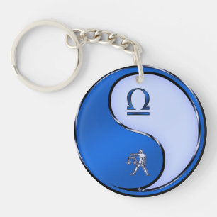 Libra the Scales Key Ring