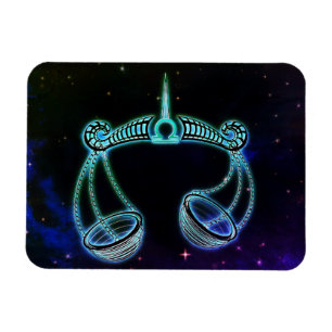 libra the scales zodiac magnet