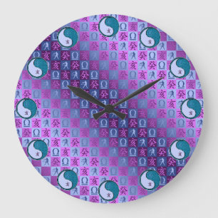 Libra & Water Boar Large Clock