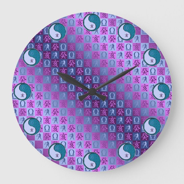 Libra & Water Boar Large Clock (Front)