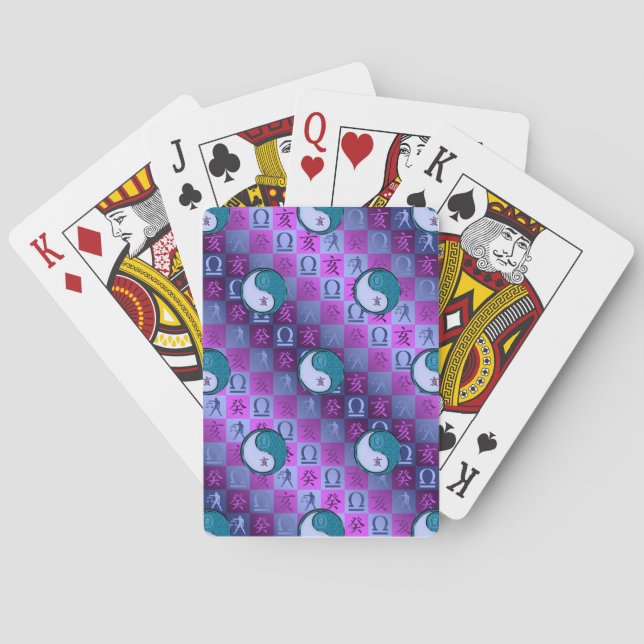 Libra & Water Boar Playing Cards (Back)