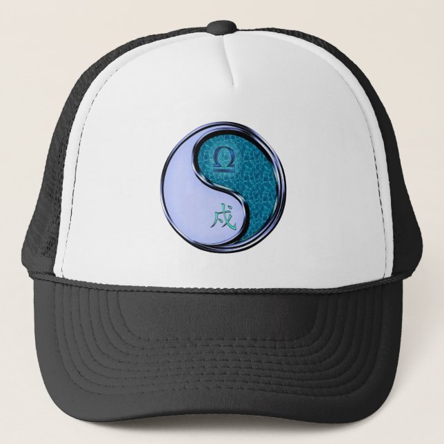 Libra & Water Dog Trucker Hat (Front)