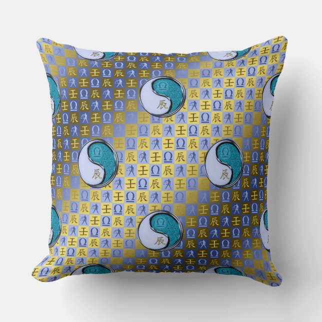 Libra & Water Dragon Cushion (Front)