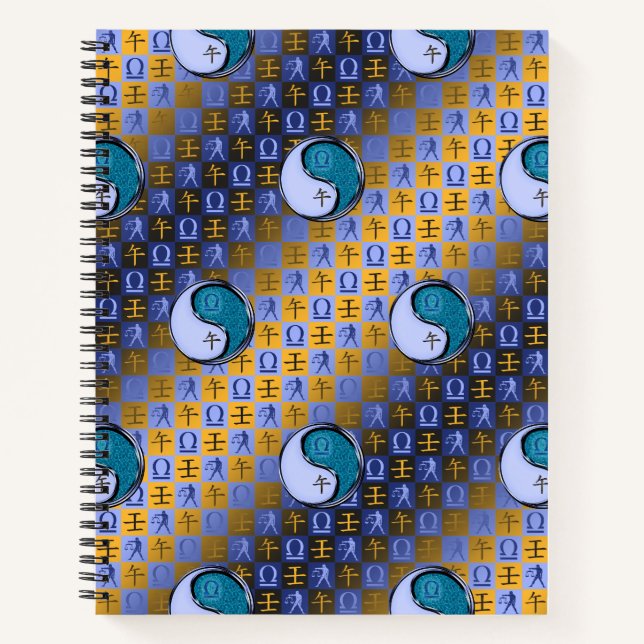 Libra & Water Horse Notebook (Front)